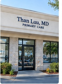 Exterior of the Alhambra office of Than Luu, MD Primary Care