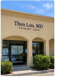 Exterior of the Rosemead office of Than Luu, MD Primary Care